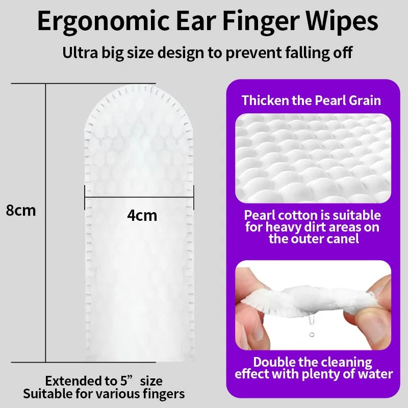 Pet Ear Cleaning Finger Wipes