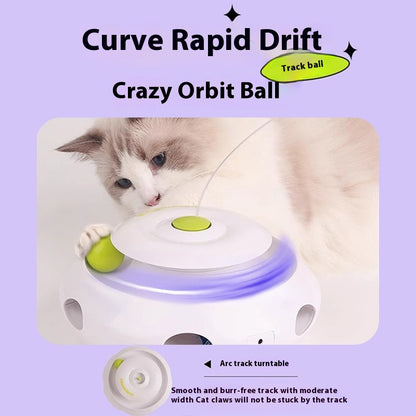 WhiskerWhirl™ – Automatic Cat Teaser & Stress Reliever