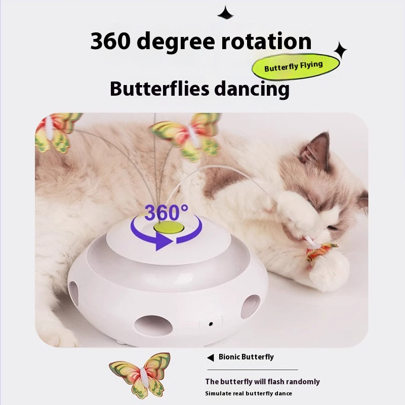 WhiskerWhirl™ – Automatic Cat Teaser & Stress Reliever