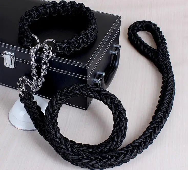 Double Rope Dog Leash Set by Kritter Krush featuring two sturdy, durable leashes with comfortable handles for walking dogs.
