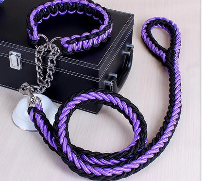 Double Rope Dog Leash Set by Kritter Krush featuring two sturdy, durable dog leashes with comfortable handles, ideal for walking multiple dogs.