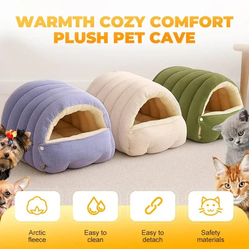 CozyPaw™ – Warm Hideaway Haven for Cats 🐱❄️