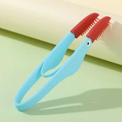 Kritter Krush eye cleaning brush with soft bristles for gentle pet eye cleaning, shown on a white background.