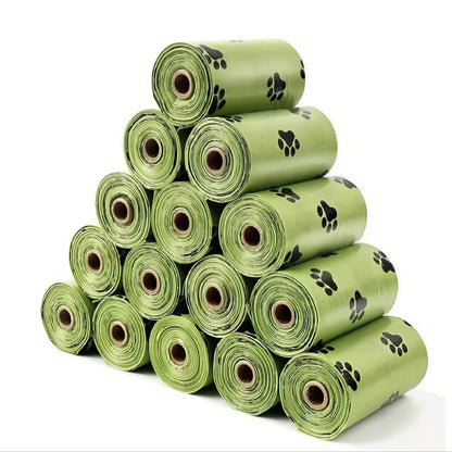 Dog Poop Bags Refill Rolls - 15 Bags per Roll, 2 to 40 Roll Packs