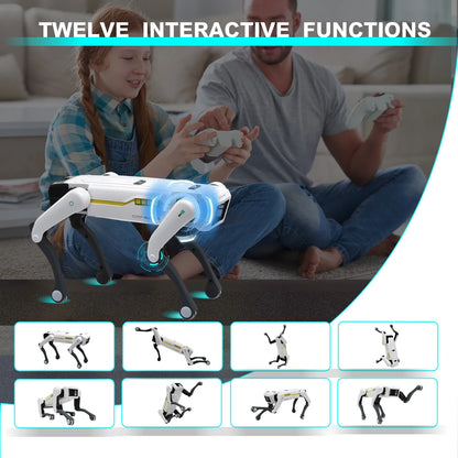 AI Robot Dog RC Toy with Voice Interaction App Control Programmable Singing Dancing Robot Dog
