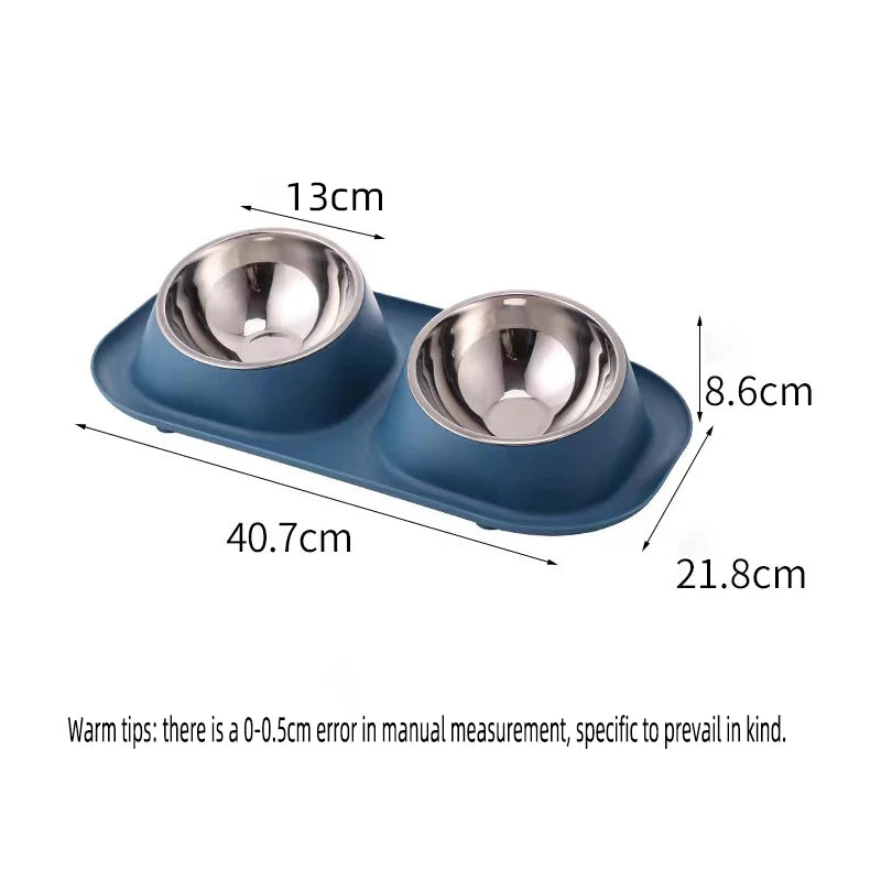 Stainless steel pet bowl by Kritter Krush with a shiny, durable design suitable for cats and dogs.