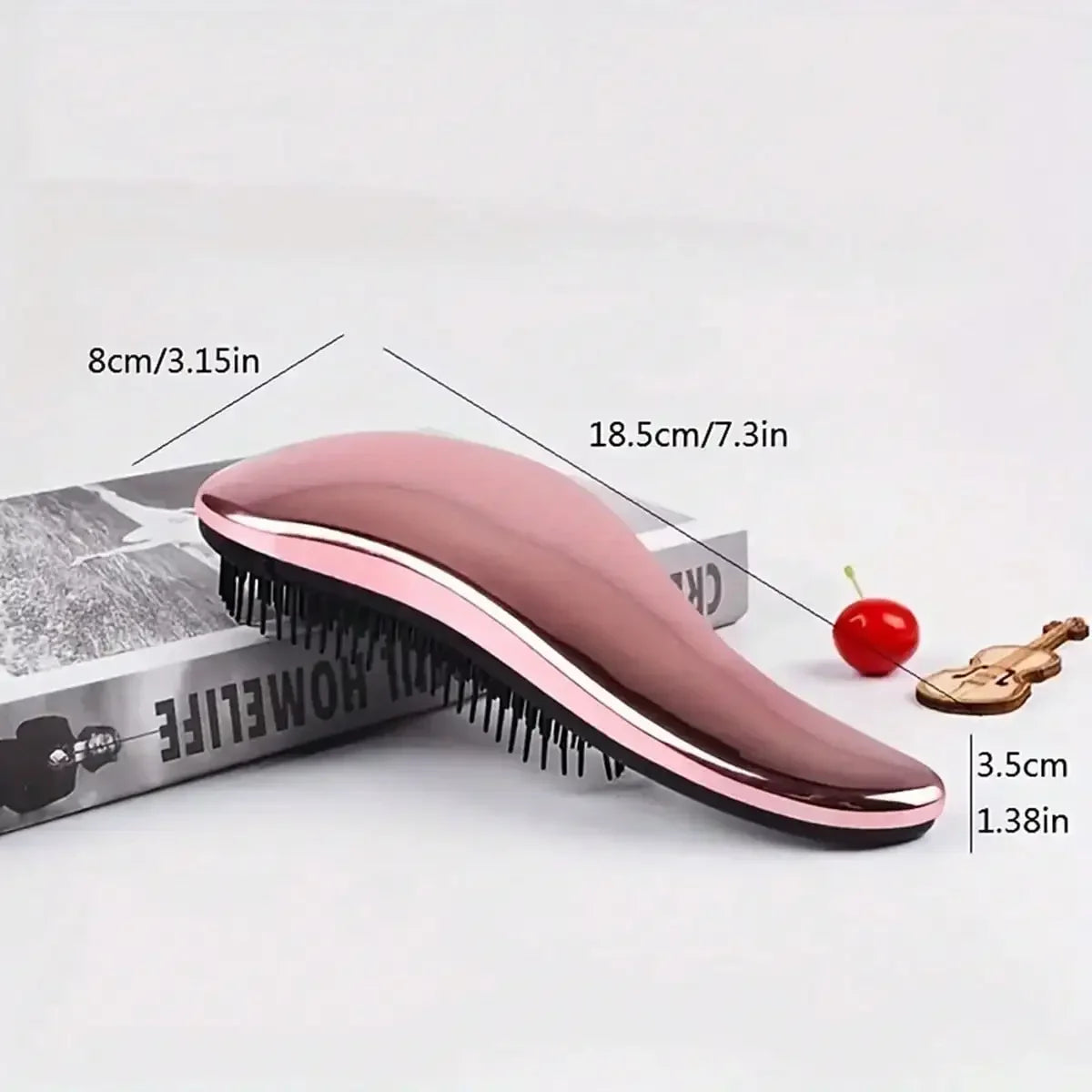 Kritter Krush 2-in-1 grooming brush with dual-sided design for easy pet fur grooming and detangling.