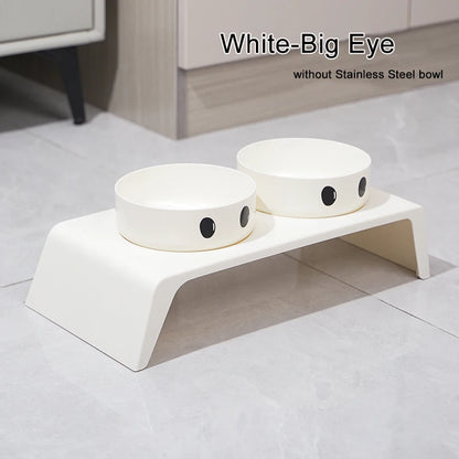 Kritter Krush elevated pet feeder with stainless steel bowls and sturdy stand for comfortable feeding.