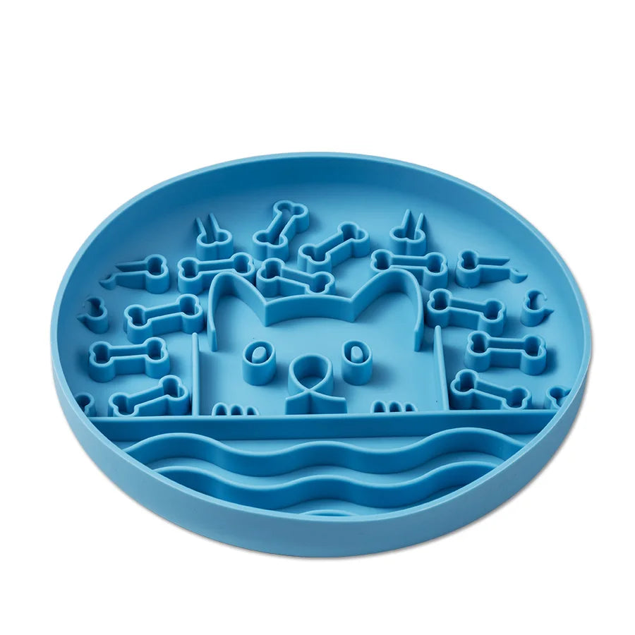 Kritter Krush silicone lick mat for pets, soft and flexible with textured surface for licking and dental health.