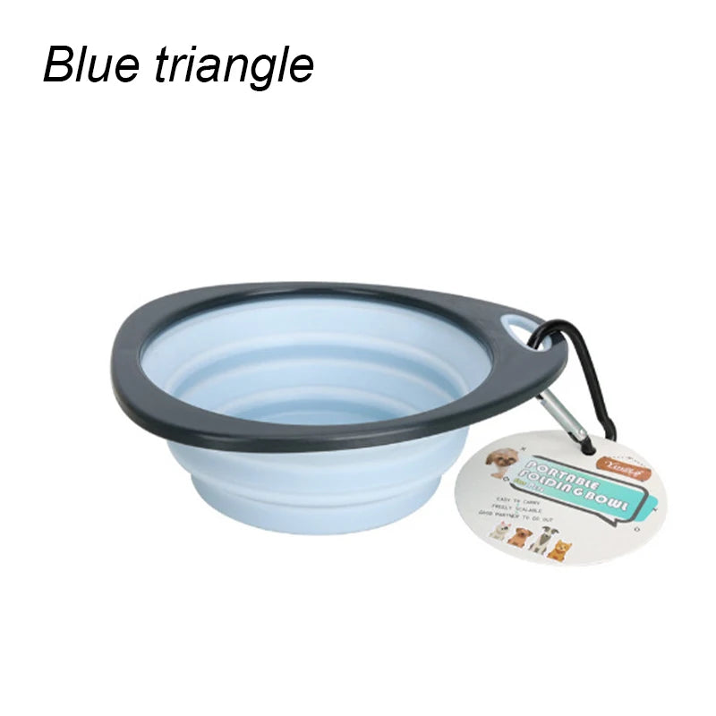 Foldable Kritter Krush pet bowl with collapsible design, ideal for travel and outdoor use, made of durable, lightweight material.