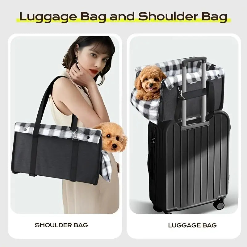 Kritter Krush small dog car seat with adjustable straps and soft interior for safe, comfortable travel for pets