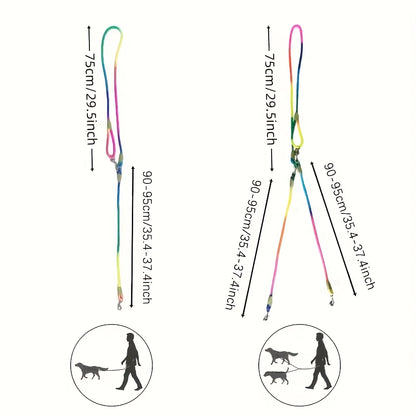 Kritter Krush elastic dog leash with adjustable length and padded handle for secure, comfortable walks with your pet.