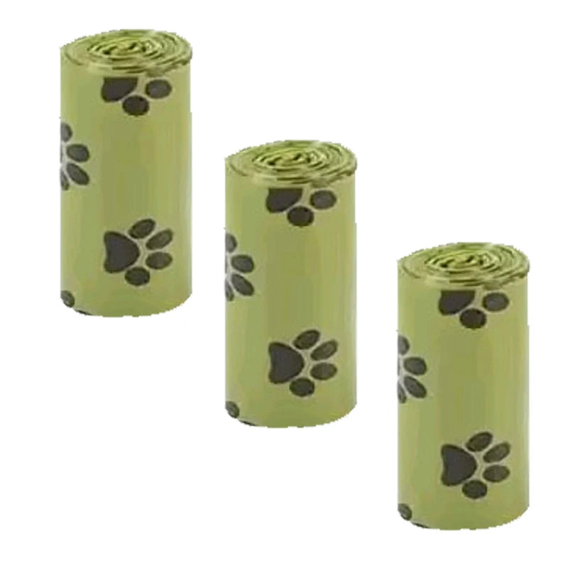 Dog Poop Bags Refill Rolls - 15 Bags per Roll, 2 to 40 Roll Packs