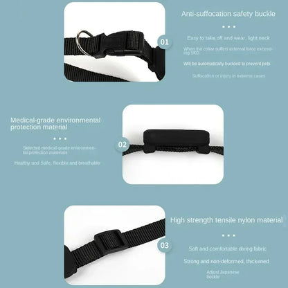 Kritter Krush Pet GPS Tracker Collar with sleek design and adjustable strap for tracking dogs and cats.