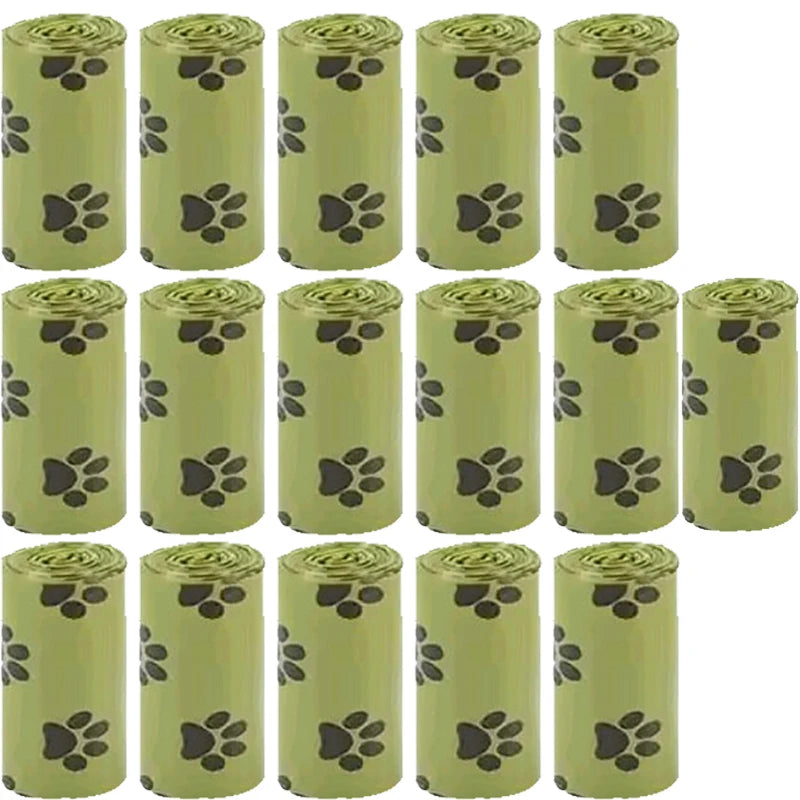 Dog Poop Bags Refill Rolls - 15 Bags per Roll, 2 to 40 Roll Packs