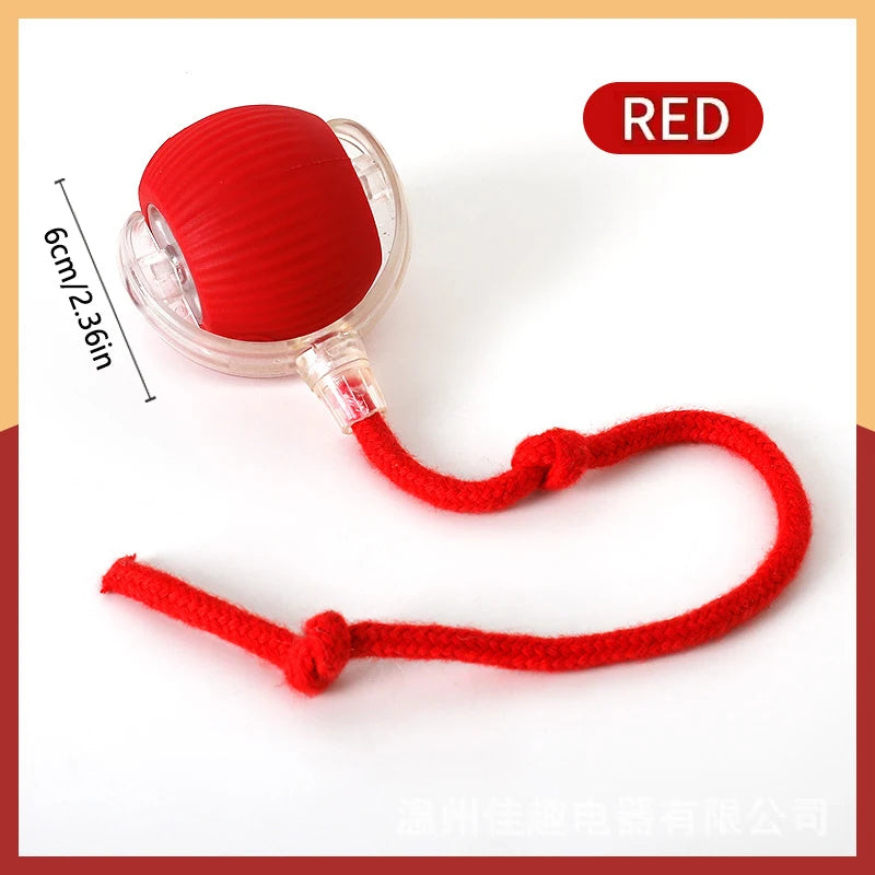 Kritter Krush Smart Interactive Ball for pets, featuring bright colors and durable design for engaging play and mental stimulation.