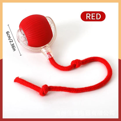Kritter Krush Smart Interactive Ball for pets, featuring bright colors and durable design for engaging play and mental stimulation.