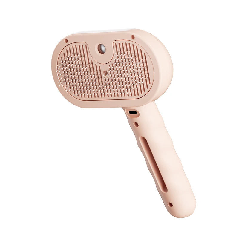 Kritter Krush steam massage brush with soft bristles and a steam nozzle for relaxing skin and scalp massage.