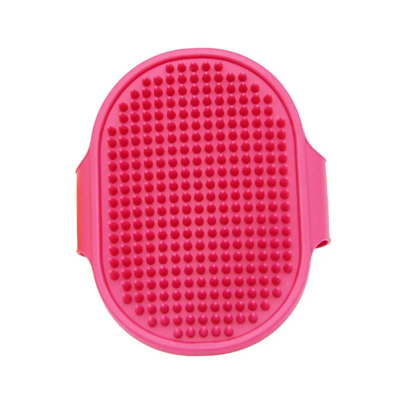 Kritter Krush bath massage brush with wooden handle and soft bristles for gentle exfoliation and relaxing massage in the bath.