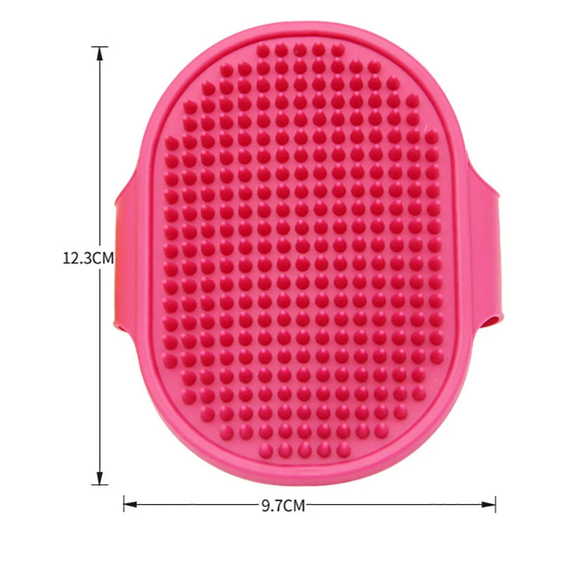 Kritter Krush bath massage brush with wooden handle and soft bristles for relaxing skin exfoliation and cleansing.
