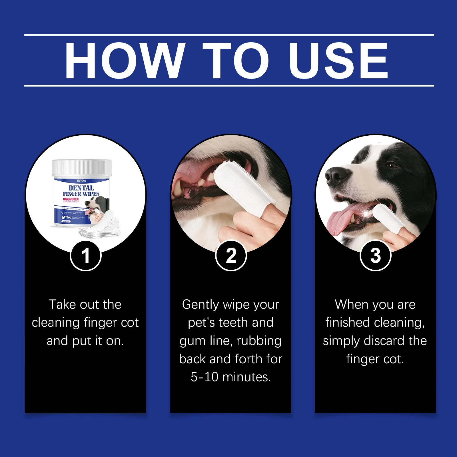 Kritter Krush teeth cleaning wipes for pets, showing a pack of easy-to-use wipes designed for oral hygiene