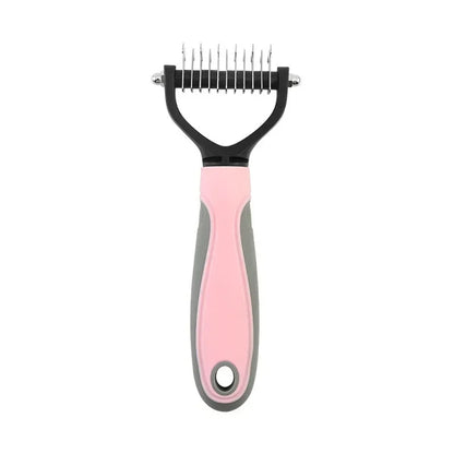 Kritter Krush cat grooming comb with wide and fine teeth for detangling and brushing feline fur, ideal for maintaining a clean coat.