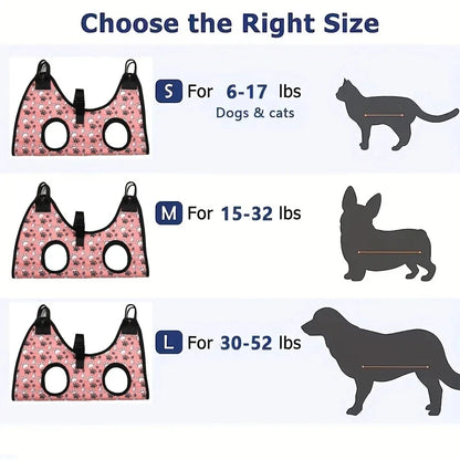 Kritter Krush pet grooming hammock hanging securely, designed to hold small animals comfortably during grooming sessions.