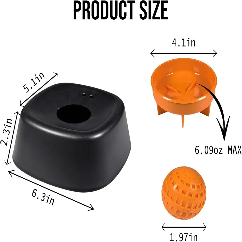 Kritter Krush Slow Lick Bowl for pets, featuring a textured surface to encourage slow eating and prevent gulping.