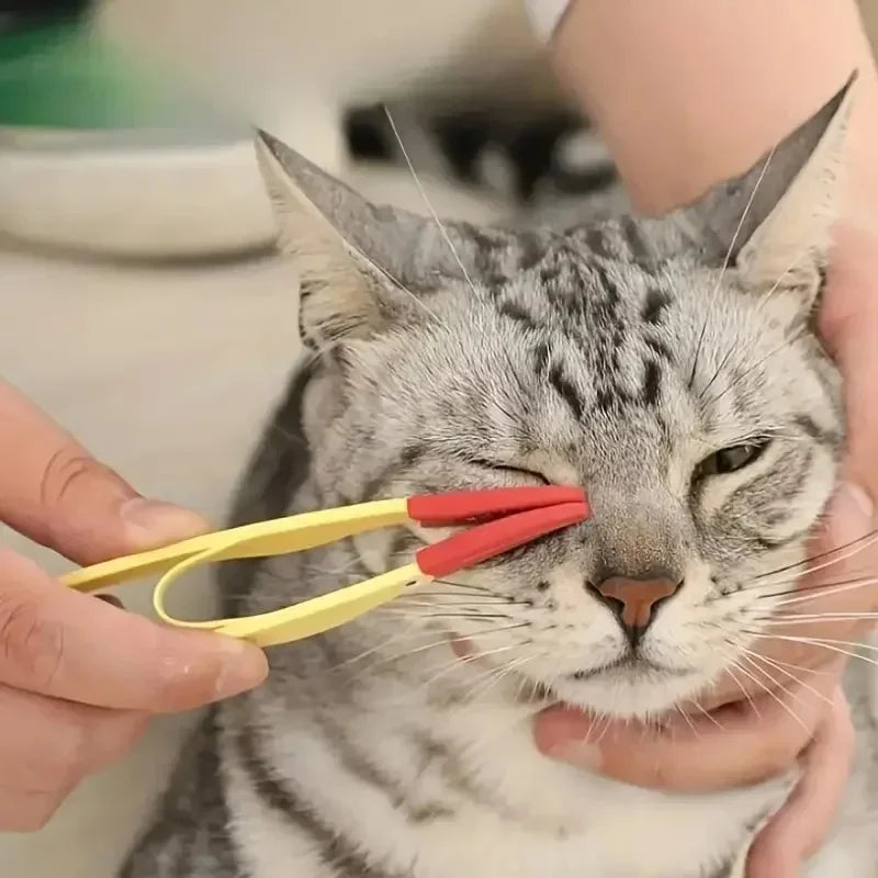 Kritter Krush eye cleaning brush with soft bristles for gentle pet eye cleaning and hygiene.