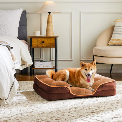Orthopedic Kritter Krush pet bed with plush cushioning and supportive foam for comfortable rest for dogs or cats.