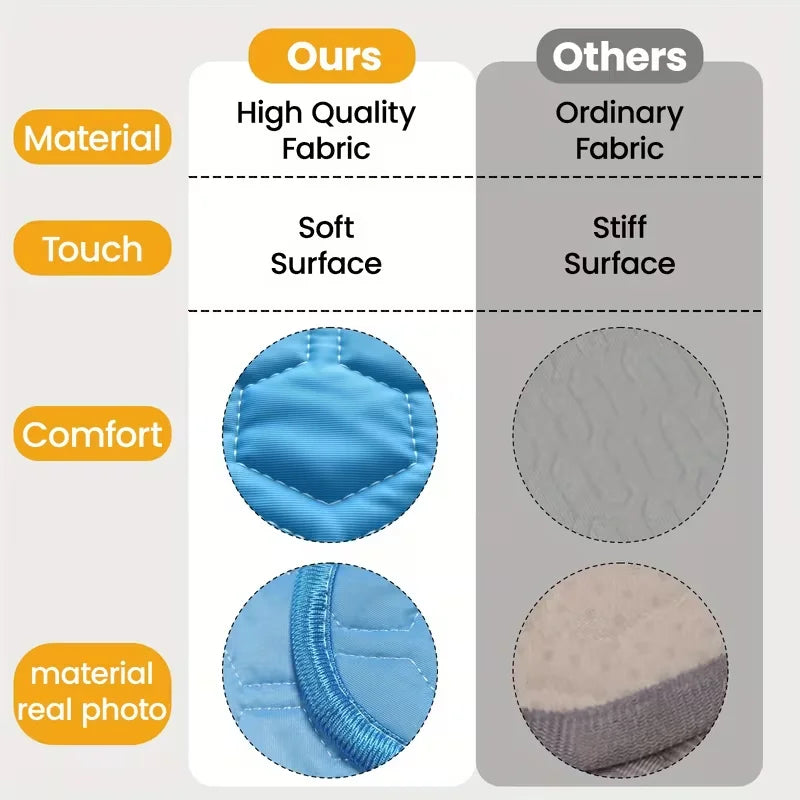 Cooling pet mat by Kritter Krush, soft and comfortable for dogs and cats to stay cool during hot weather.