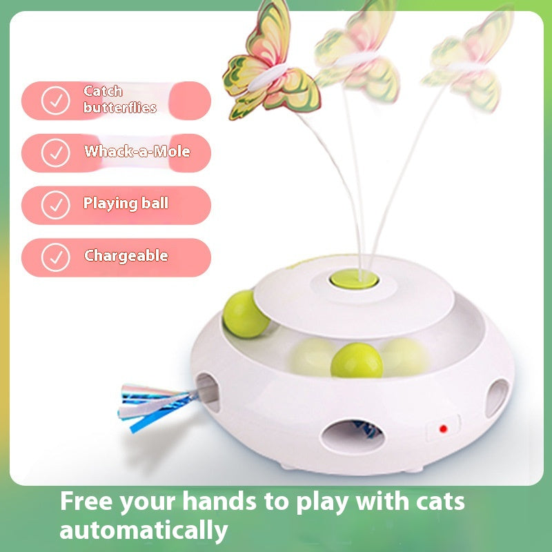 WhiskerWhirl™ – Automatic Cat Teaser & Stress Reliever