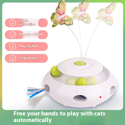 WhiskerWhirl™ – Automatic Cat Teaser & Stress Reliever