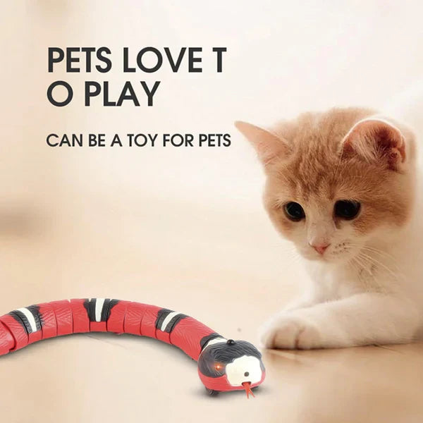 Smart Sensing Snake Cat Toy